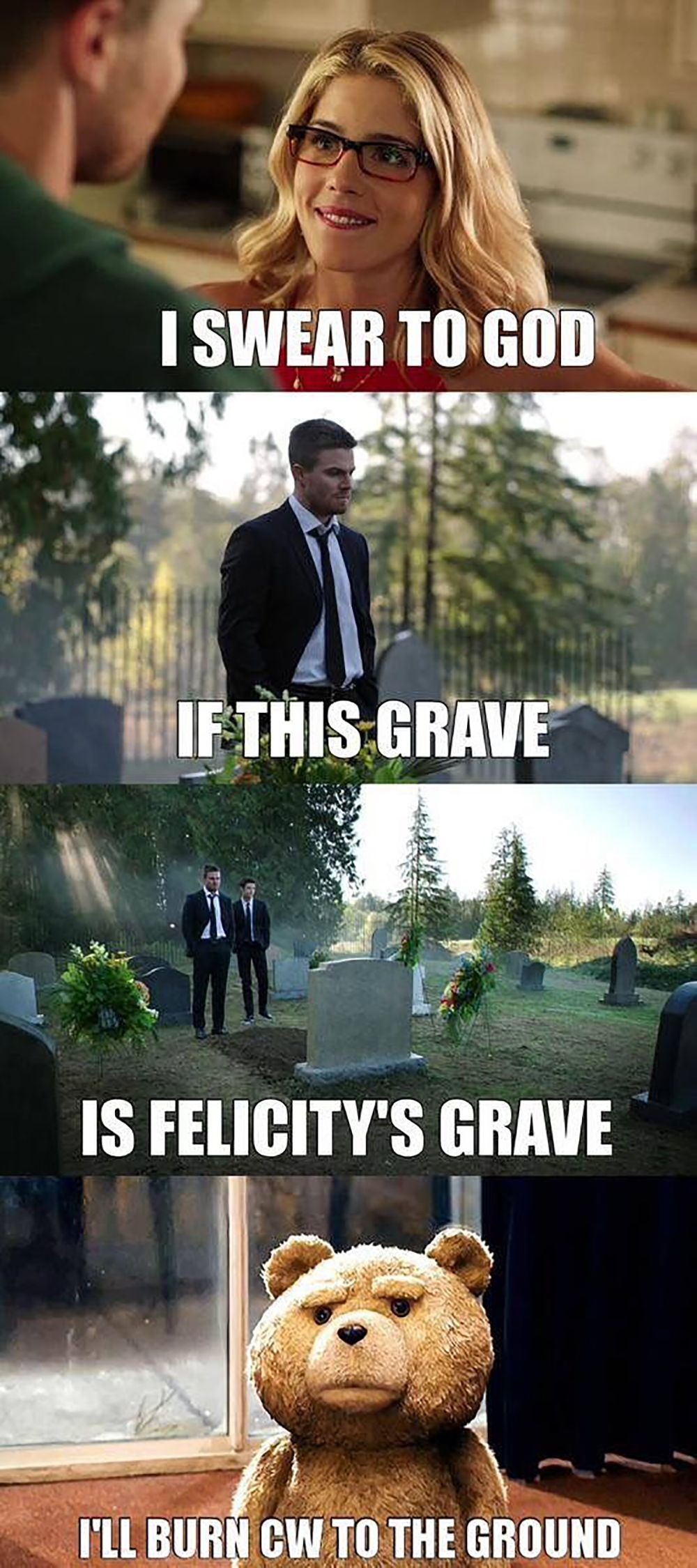 Felicity Better Not Be Dead Meme