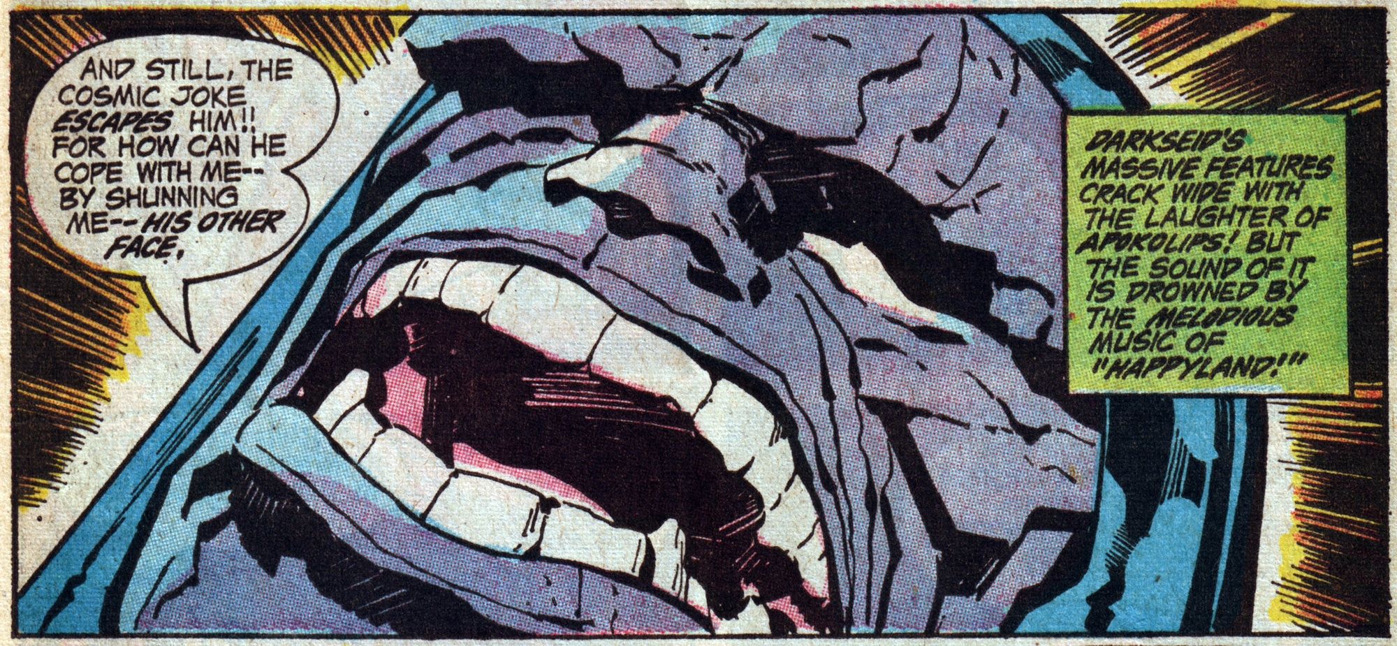 Darkseid laughs