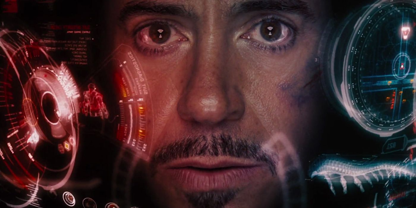 KREA - film still of Johnny Depp as Tony Stark in new avengers movie, 4k