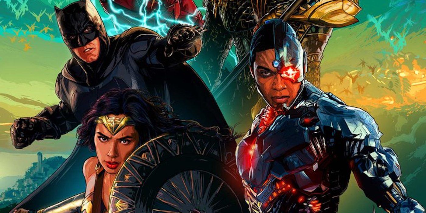 2021 Justice League Movie Poster 11X17 Superman Batman Wonder Woman The  Flash 🍿