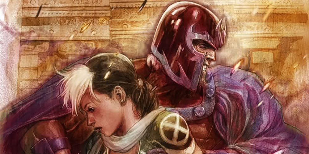 Magneto and Rogue in Marvel Comics