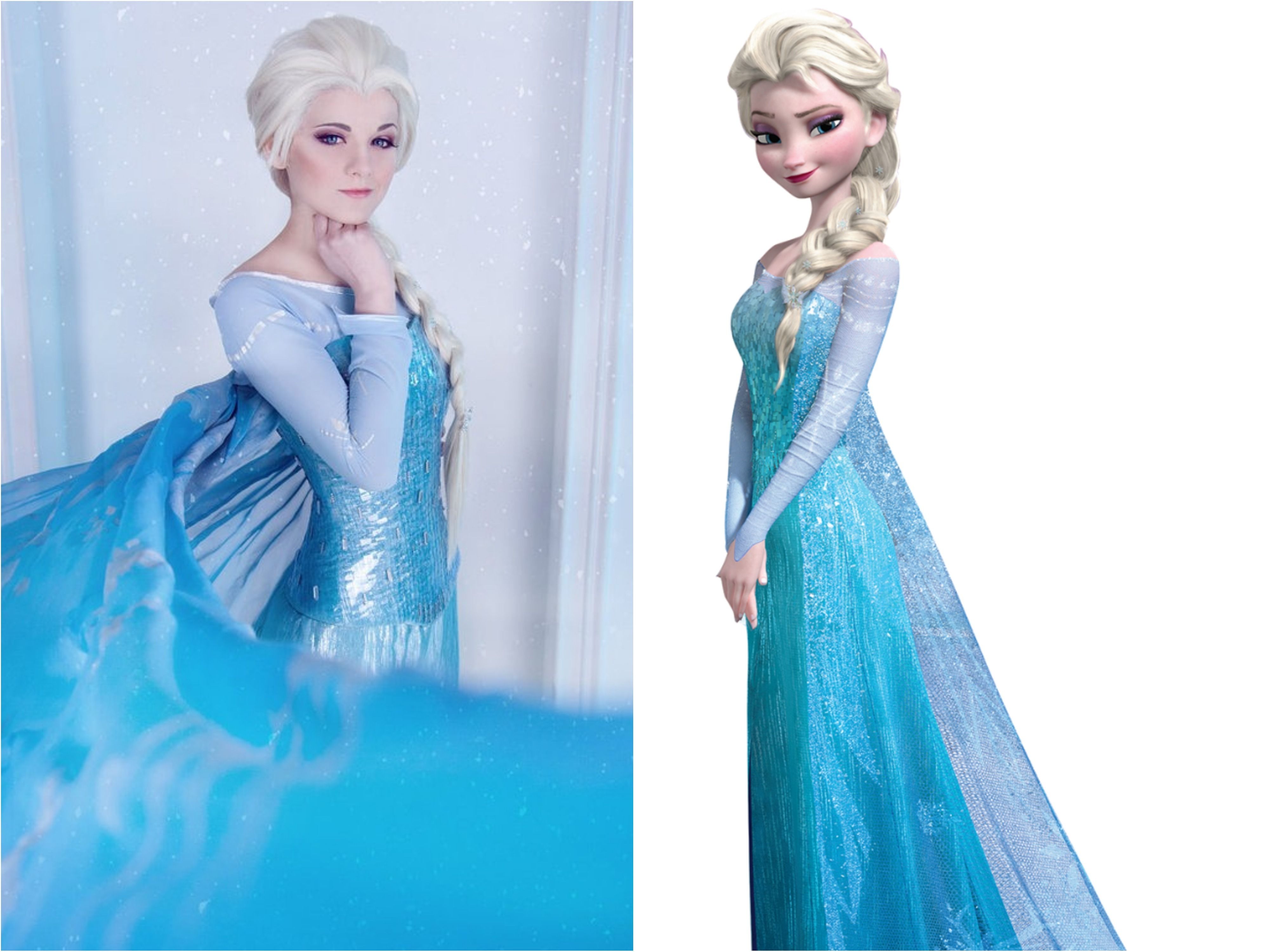 Princess Elsa beside character picture