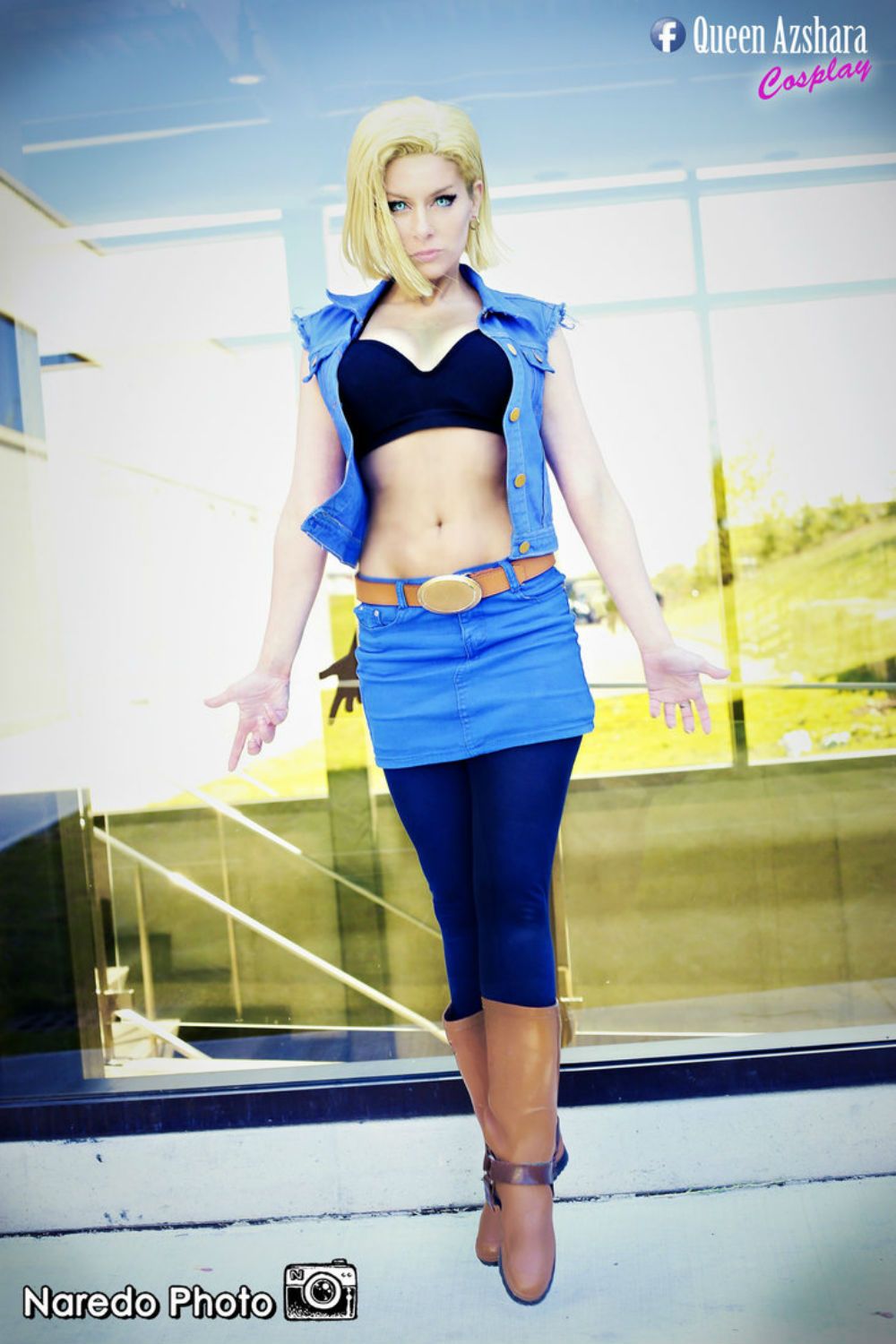 Queen Azshara as Android 18