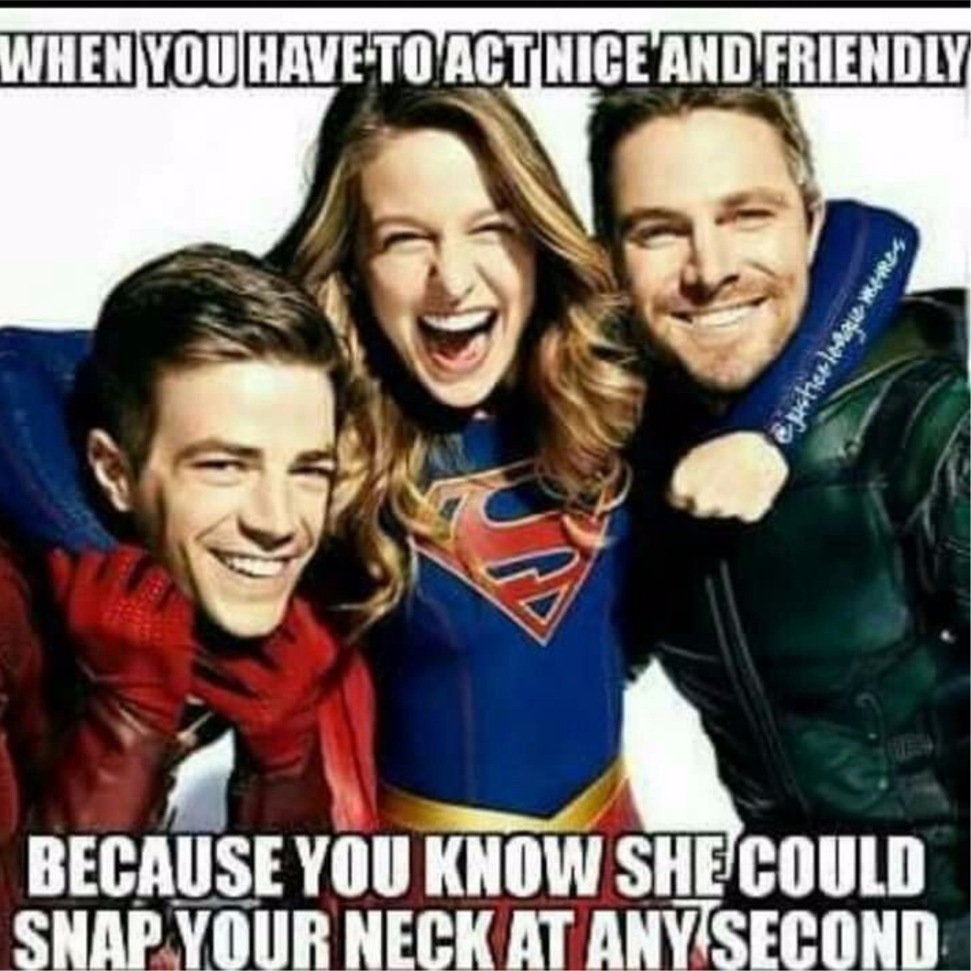 Supergirl neck snap meme