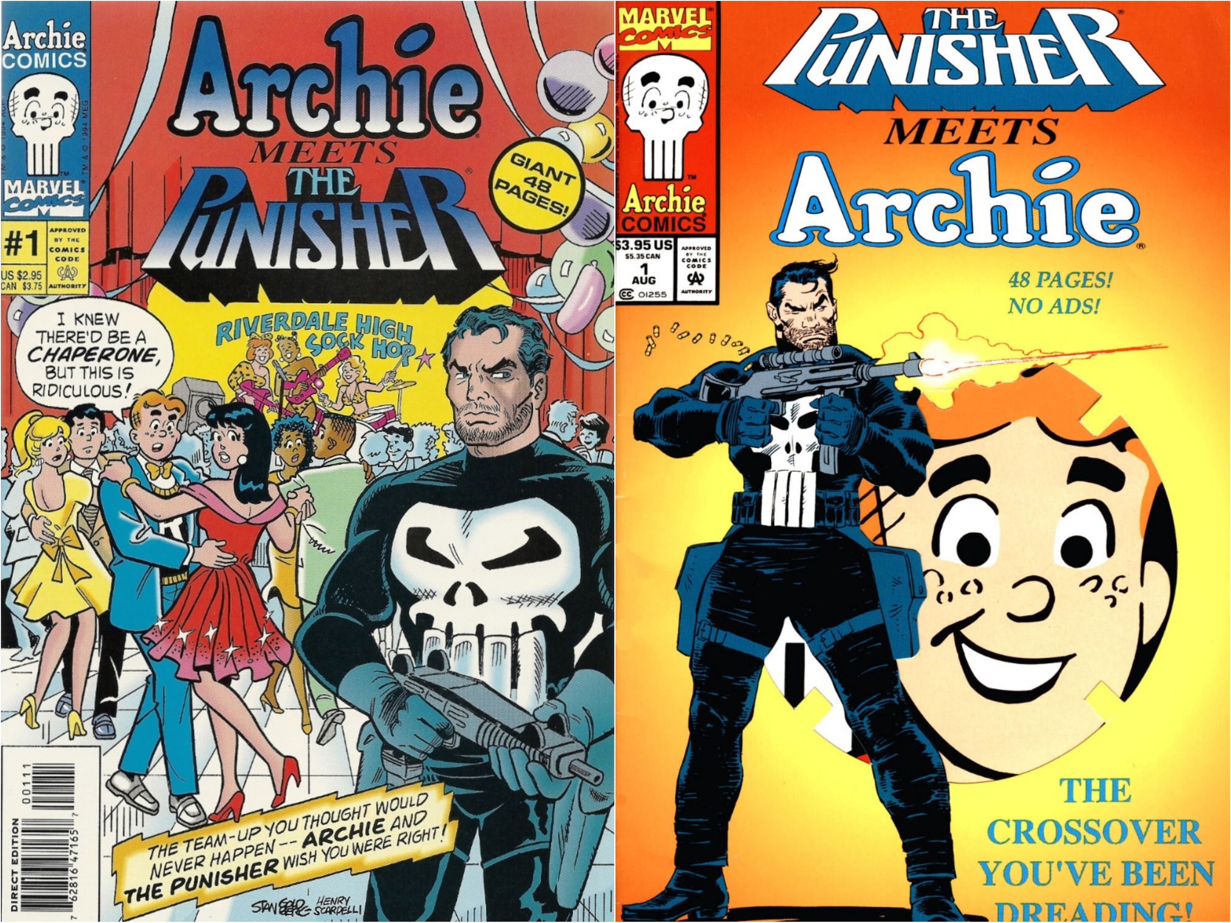 The Punisher Meets Archie Covers