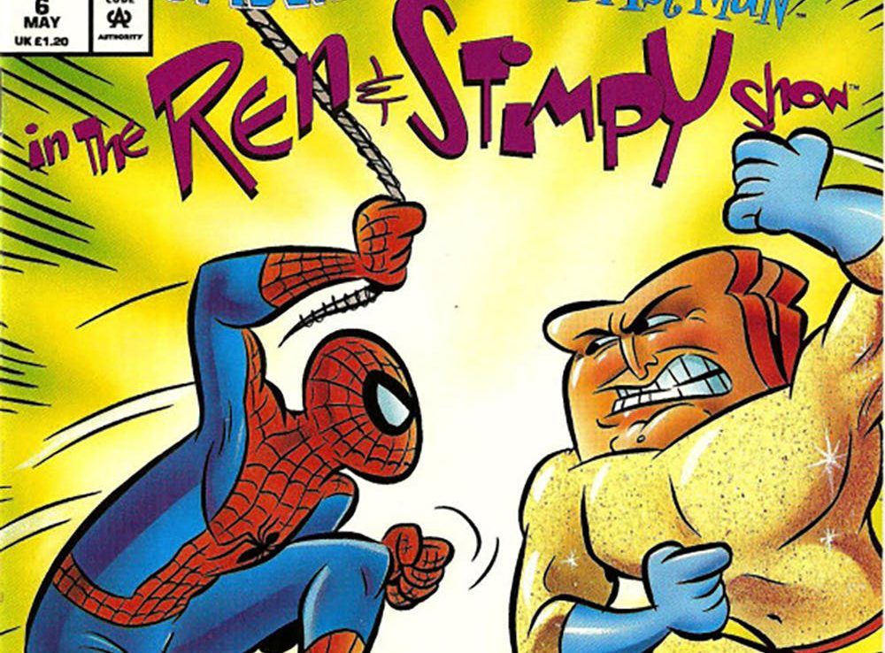 The-Ren-and-Stimpy-Show-006-Spider-Man-Crossover-Cover-enlarged