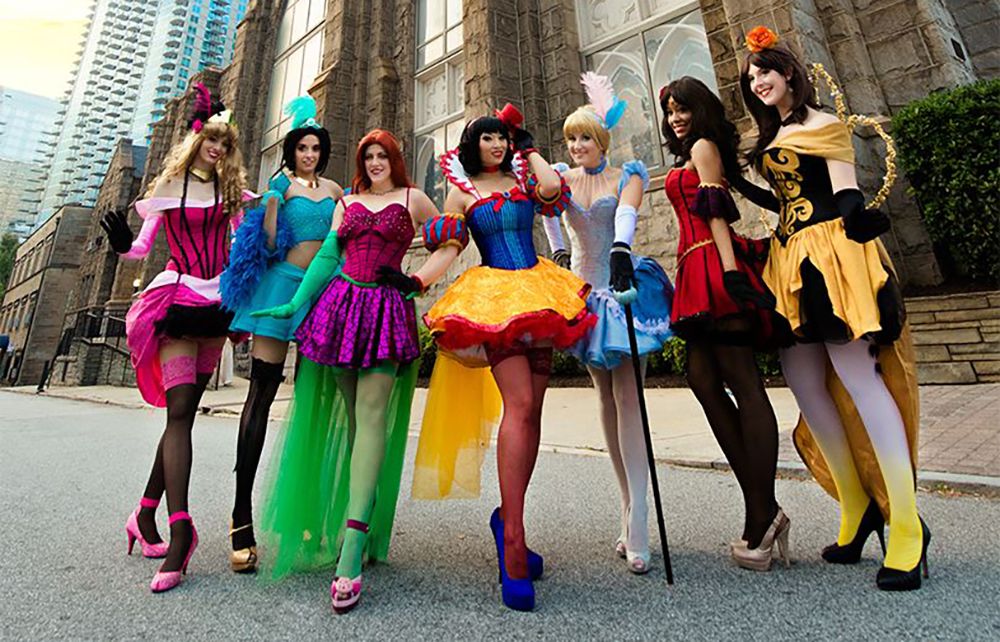 Yaya Han and Others Moulin Rouge Princesses