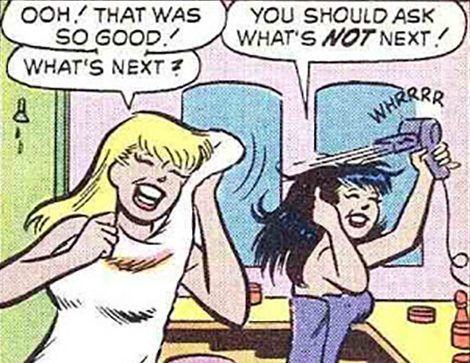 betty and veronica shower