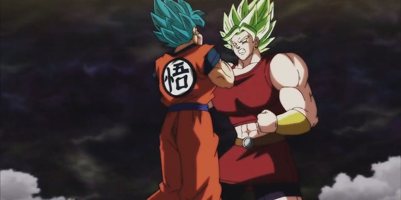 Berserker Kale takes on Goku in Dragon Ball Super