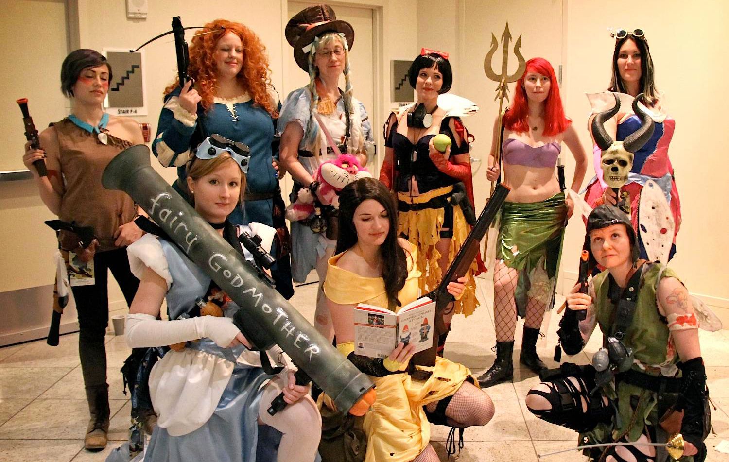 Gun-toting Disney Princesses