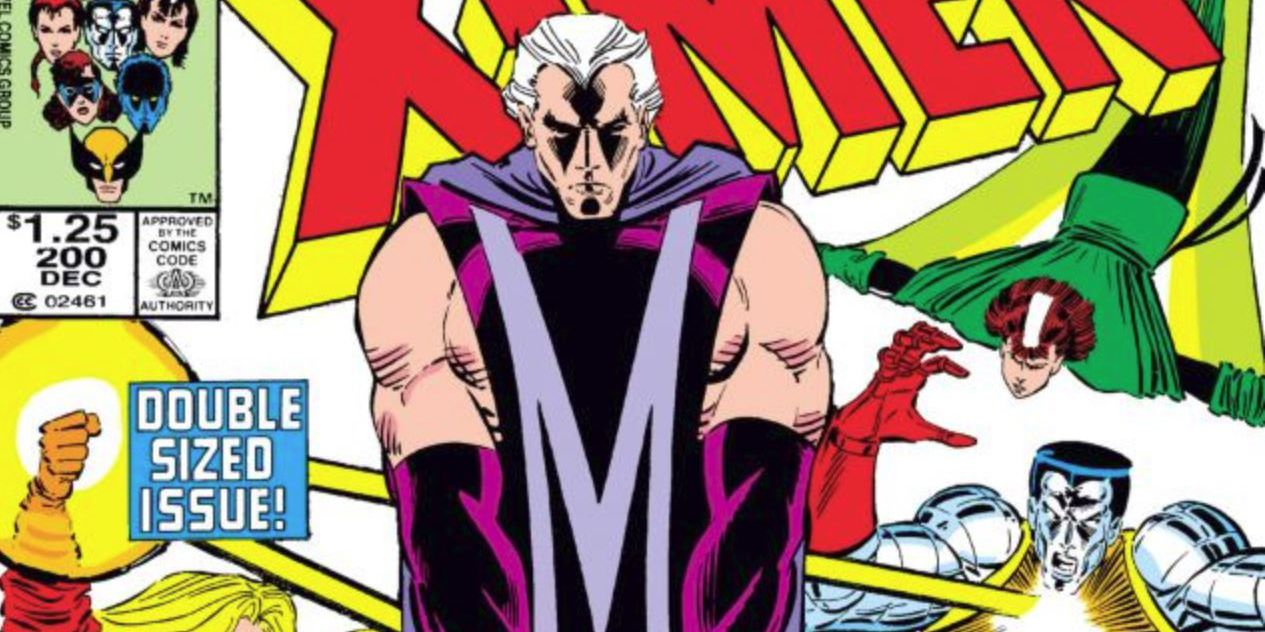 magneto m on his chest