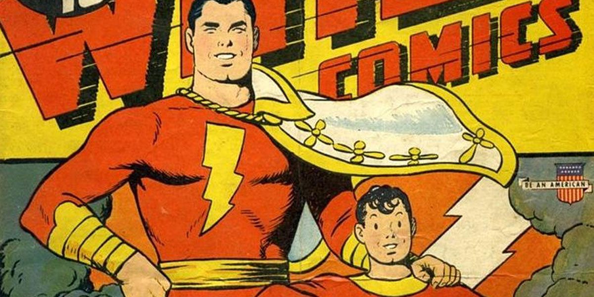 Shazam Holding Billy Batson