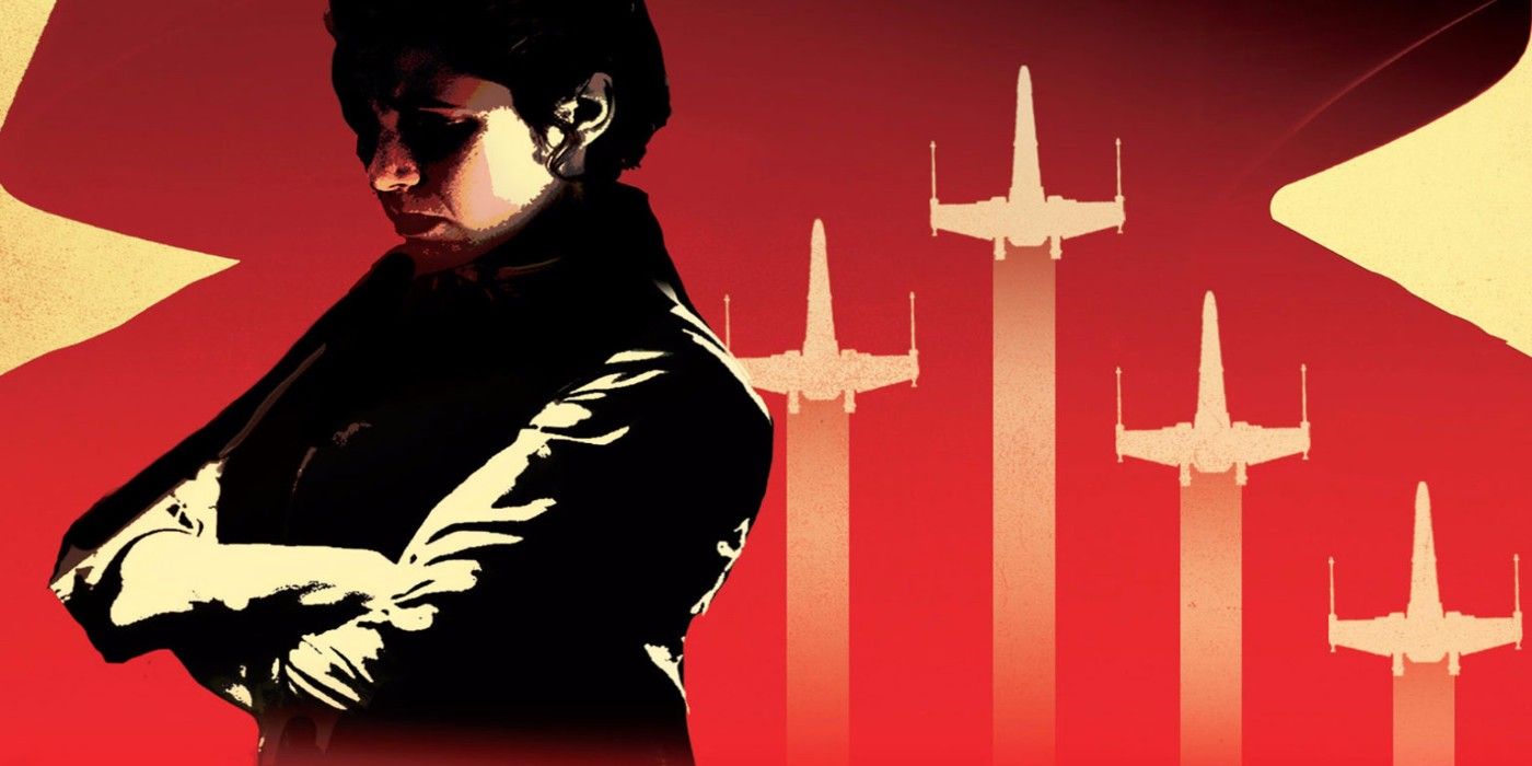 Star Wars Bloodline poster depicting Leia