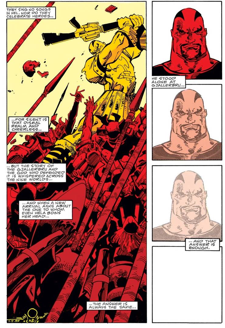 Thor Ragnarok S Iconic Skurge Scene Comes Directly From The Comics