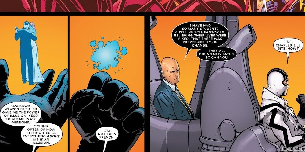 Astonishing X-Men 5 Charles Xavier Fantomex conversation