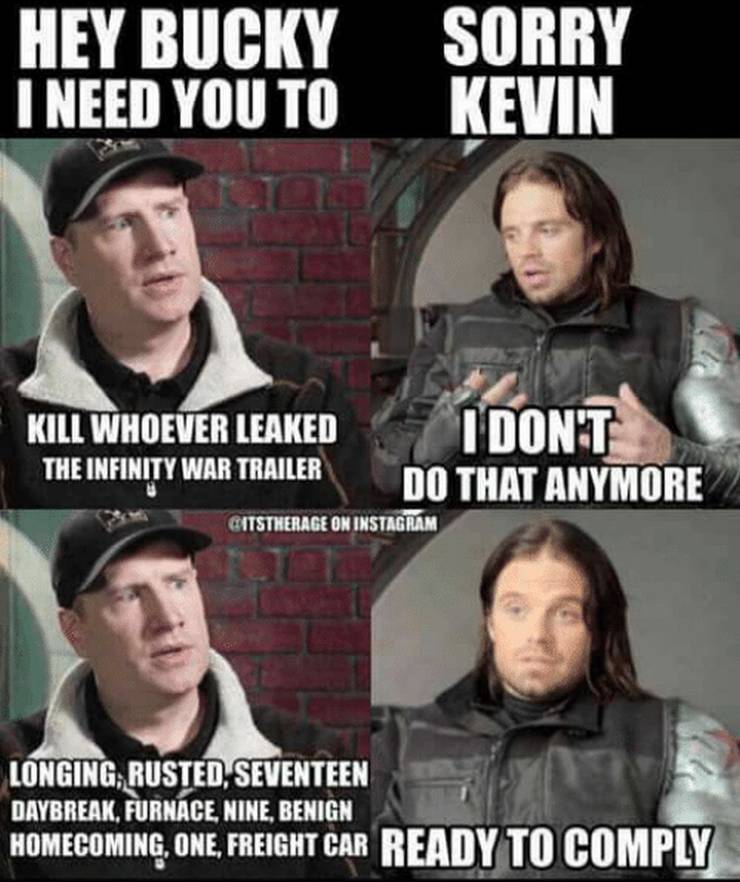 Hysterical Avengers Infinity War Memes Cbr