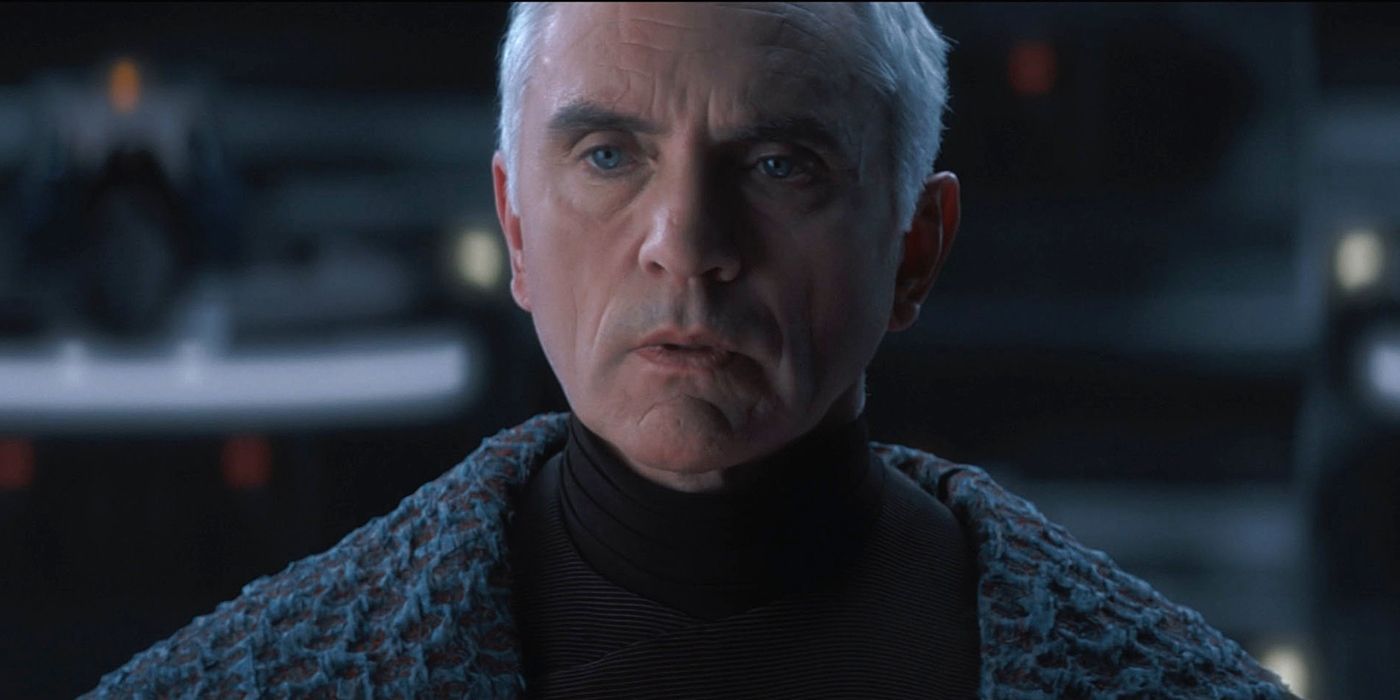 Finis Valorum talking to the Senate in Star Wars: The Phantom Menace.
