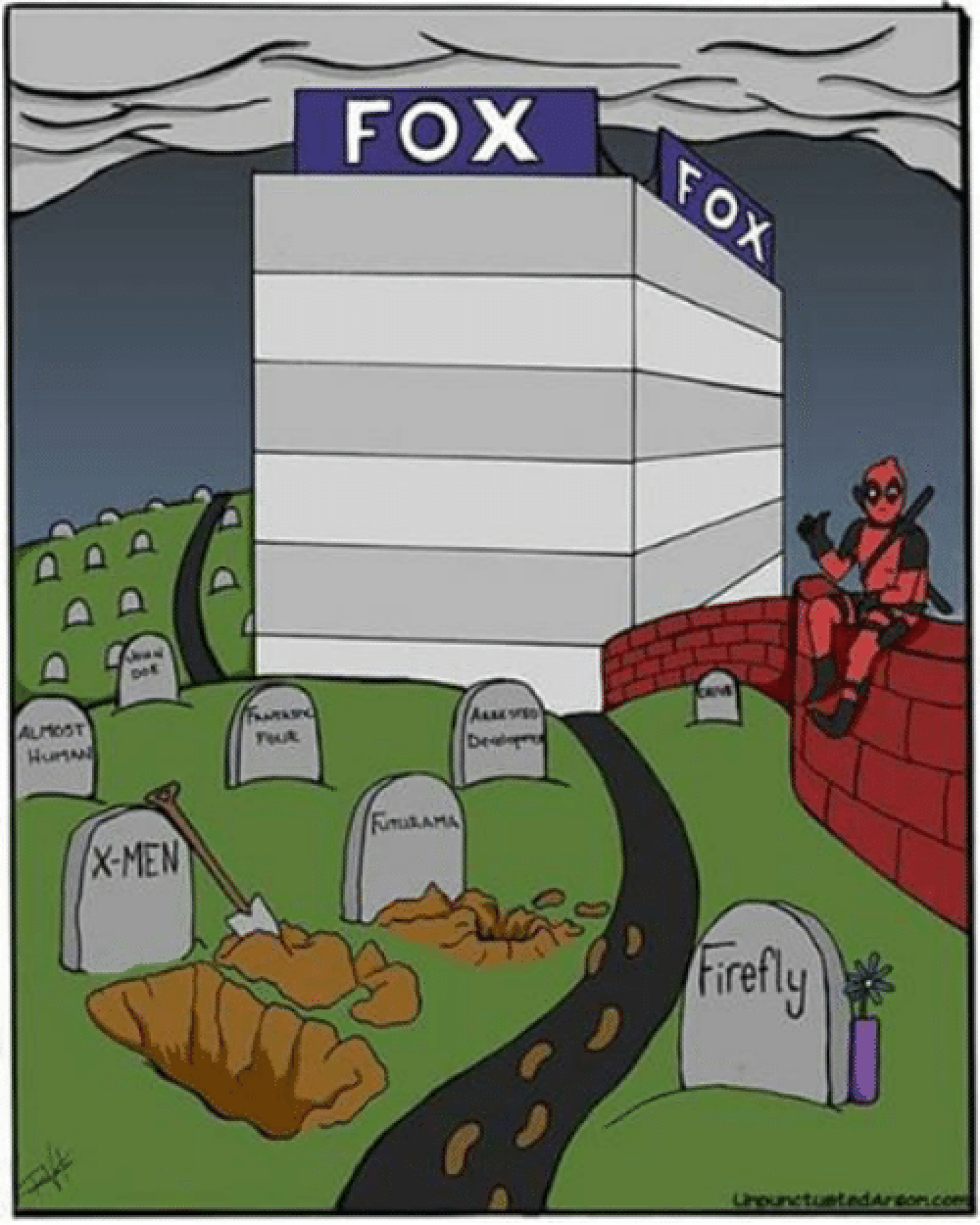 Fox Graveyard Meme