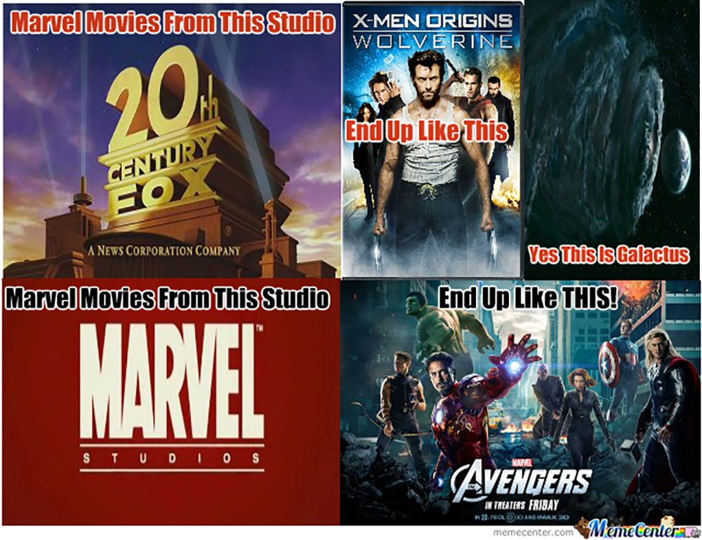 Fox Vs Marvel Studios Meme