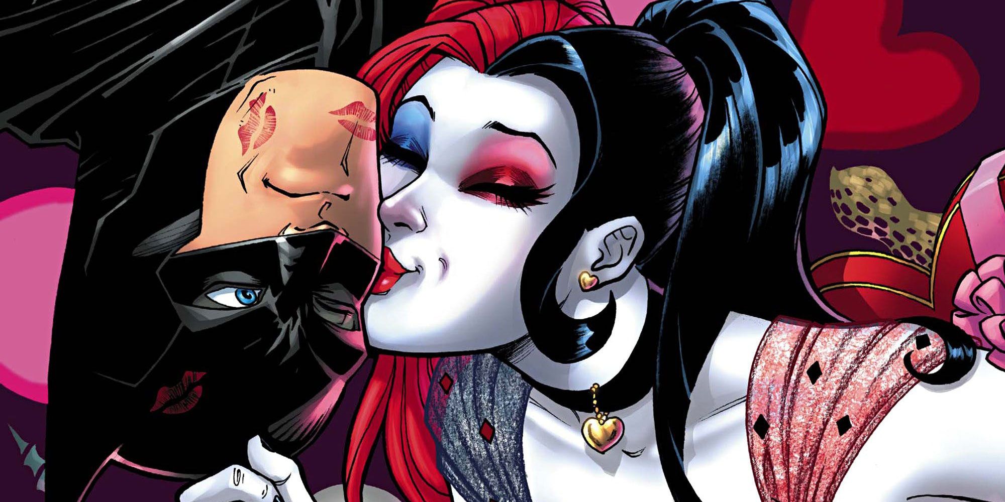 Harley-Quinn-kisses-Batman