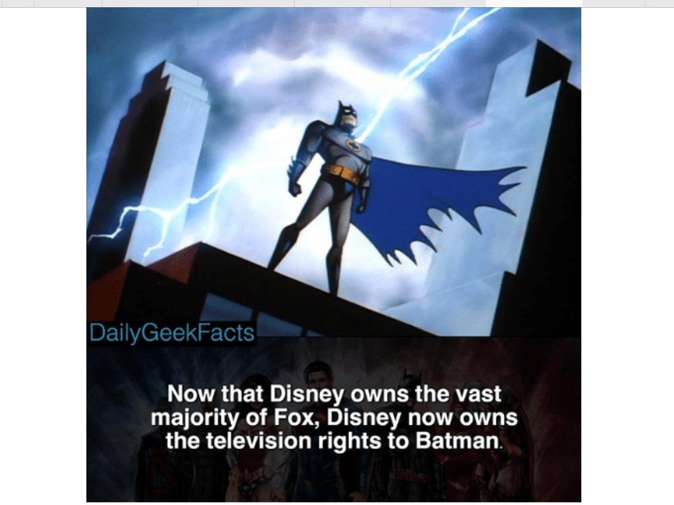Disney Owns Batman
