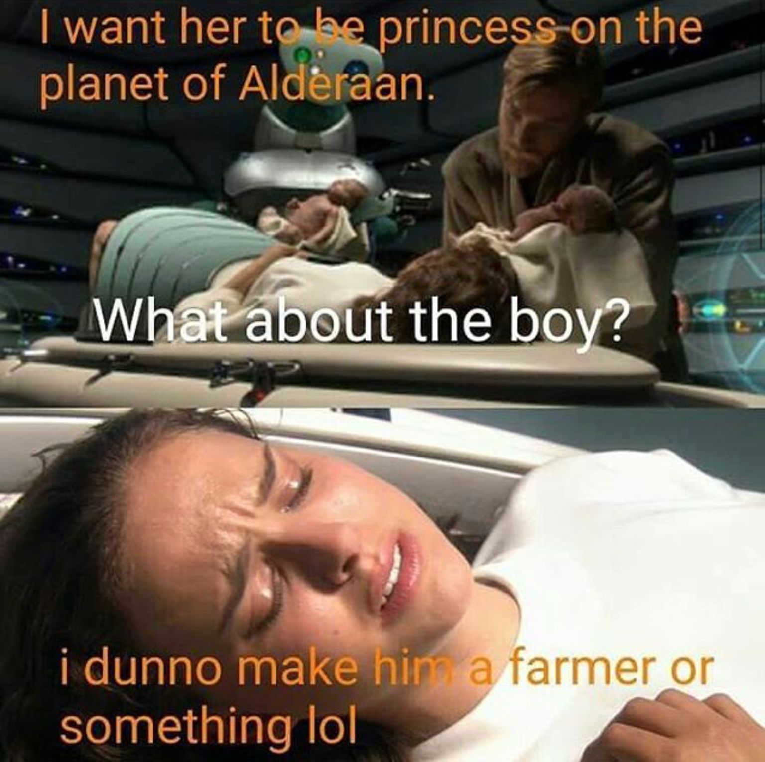 Padme Wants Leia to be a Princess