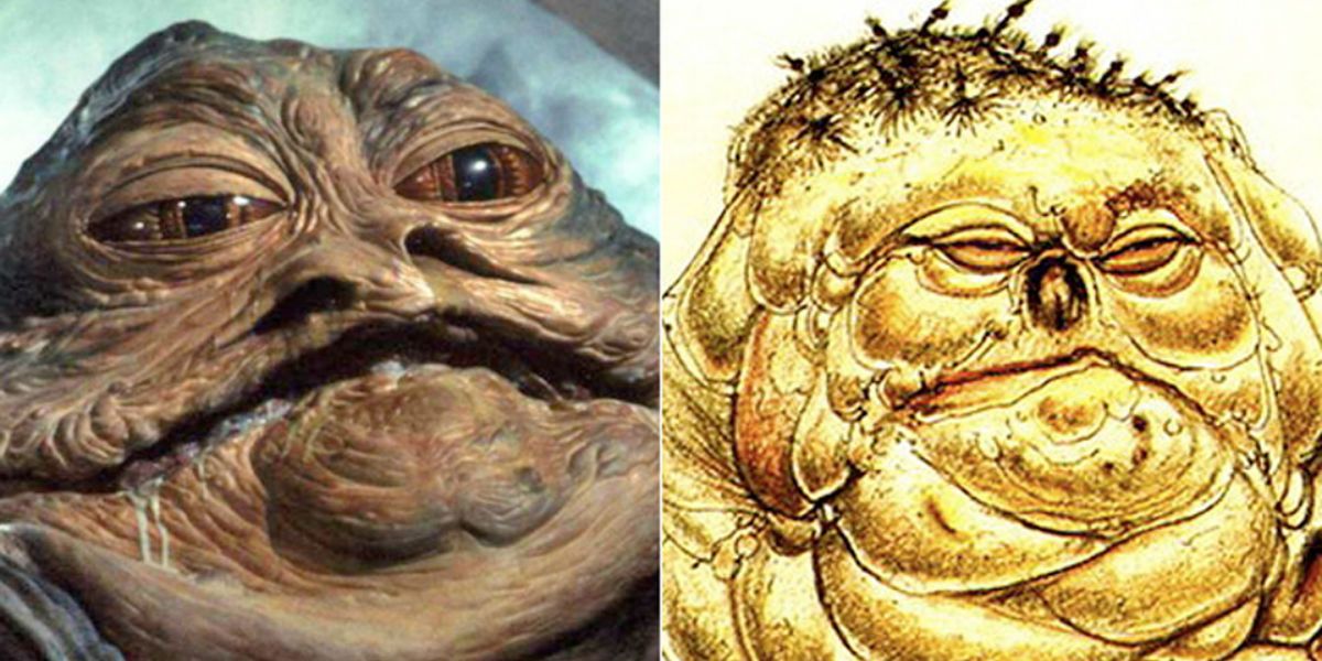 Jabba the Hutt Early Concept Art