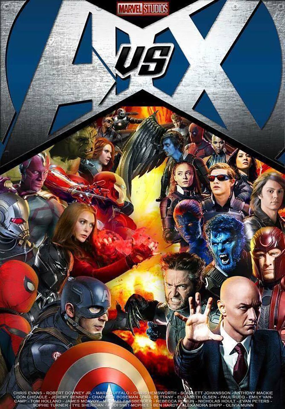 MCU Avengers vs. X-Men