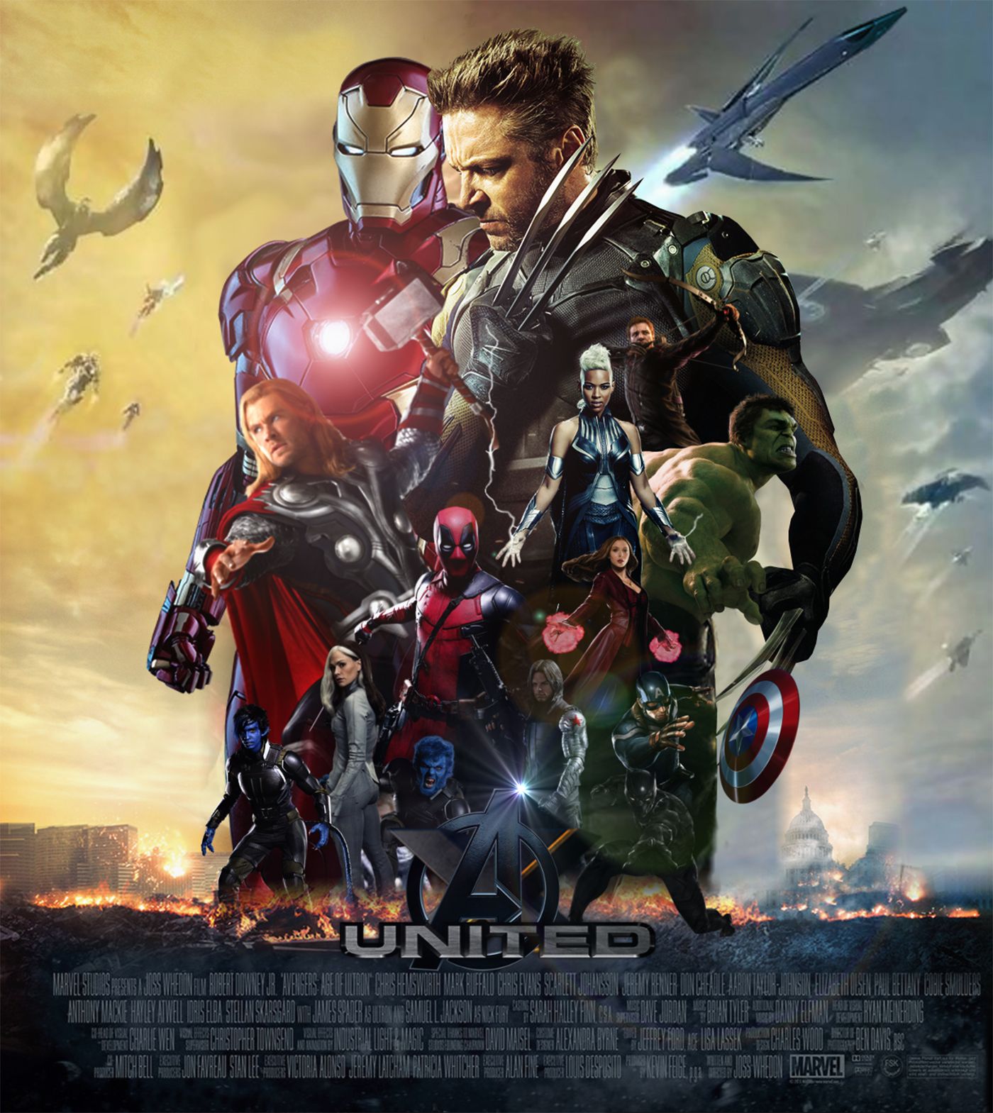 MCU X-Men Avengers United