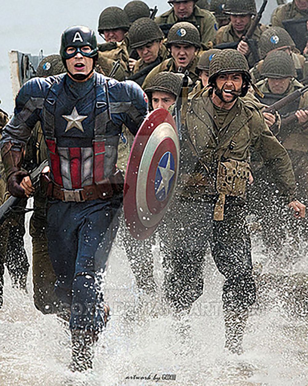 MCU X-Men Captain America Wolverin WW2