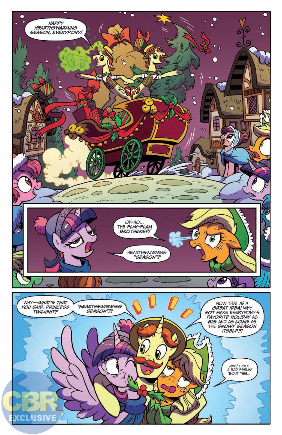 EXCLUSIVE: My Little Pony Holiday Special 2017 by James Asmus & Brenda ...