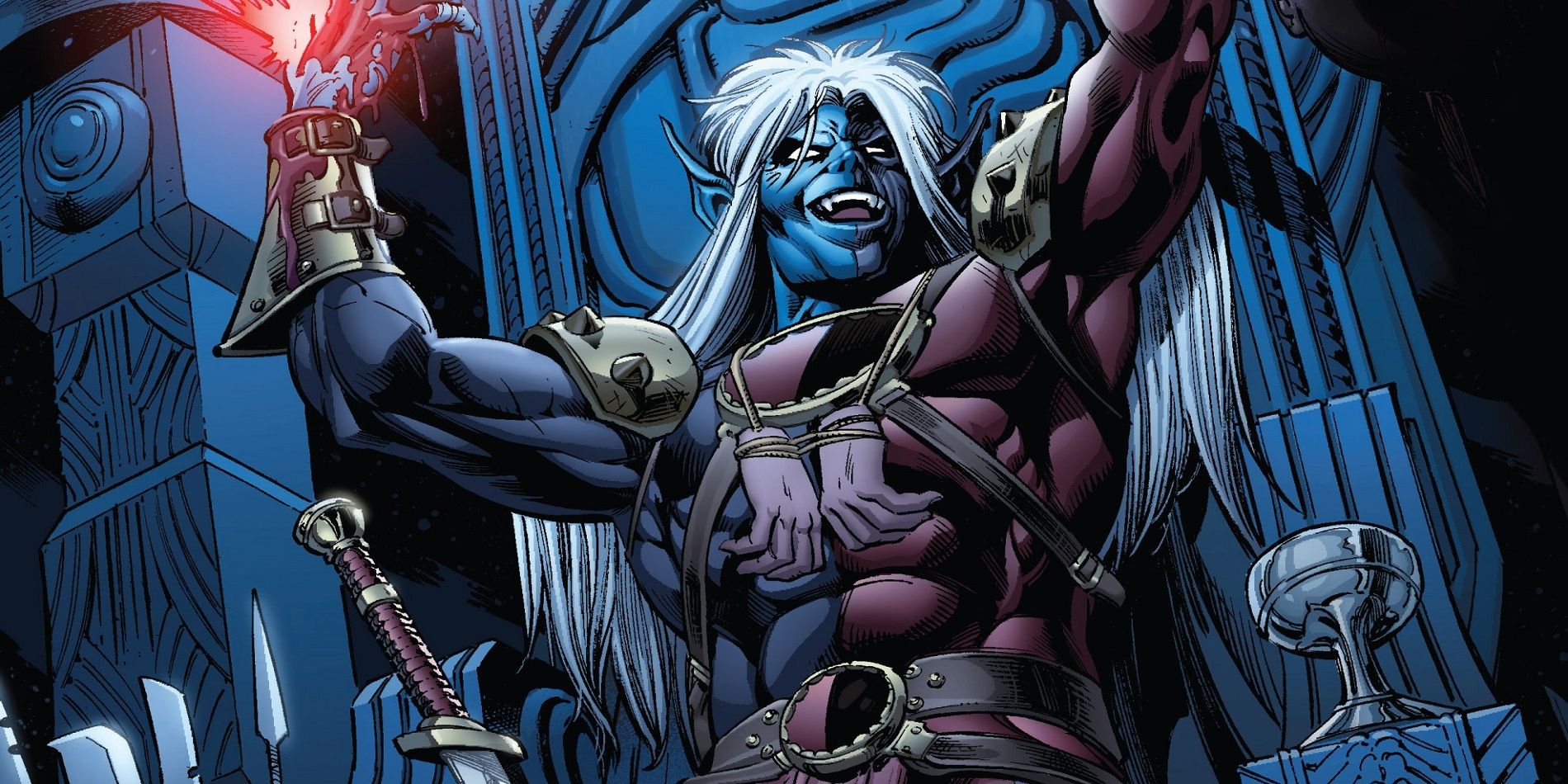 Malekith the Accursed from Thor's Marvel Comics.