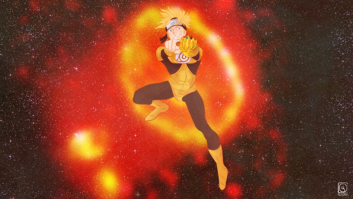 OP Orange Lantern Infinity Gauntlet Naruto