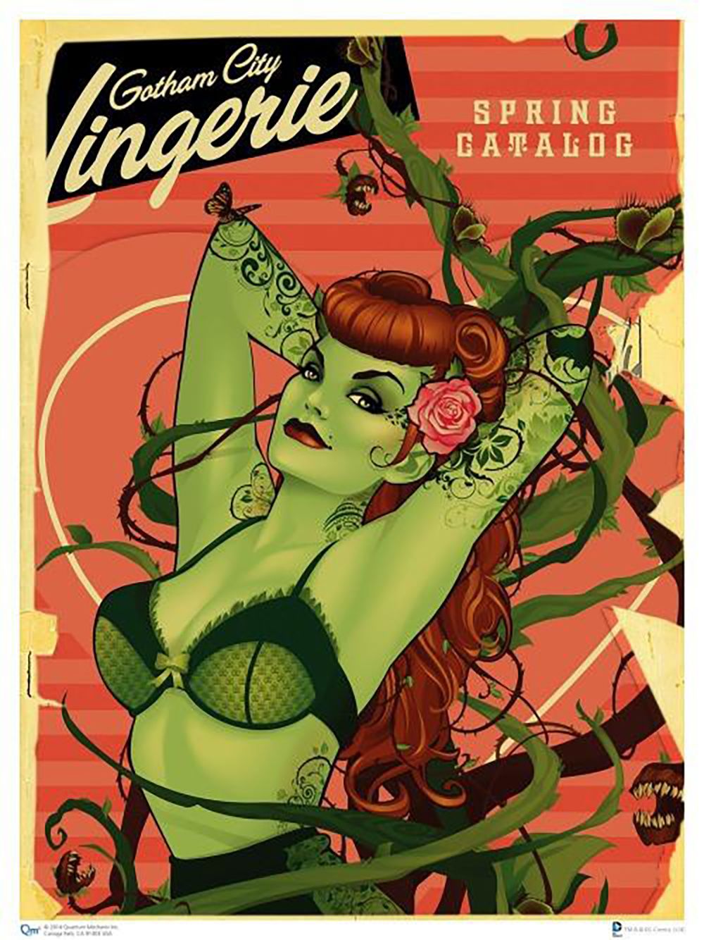 Poison Ivy pin-up