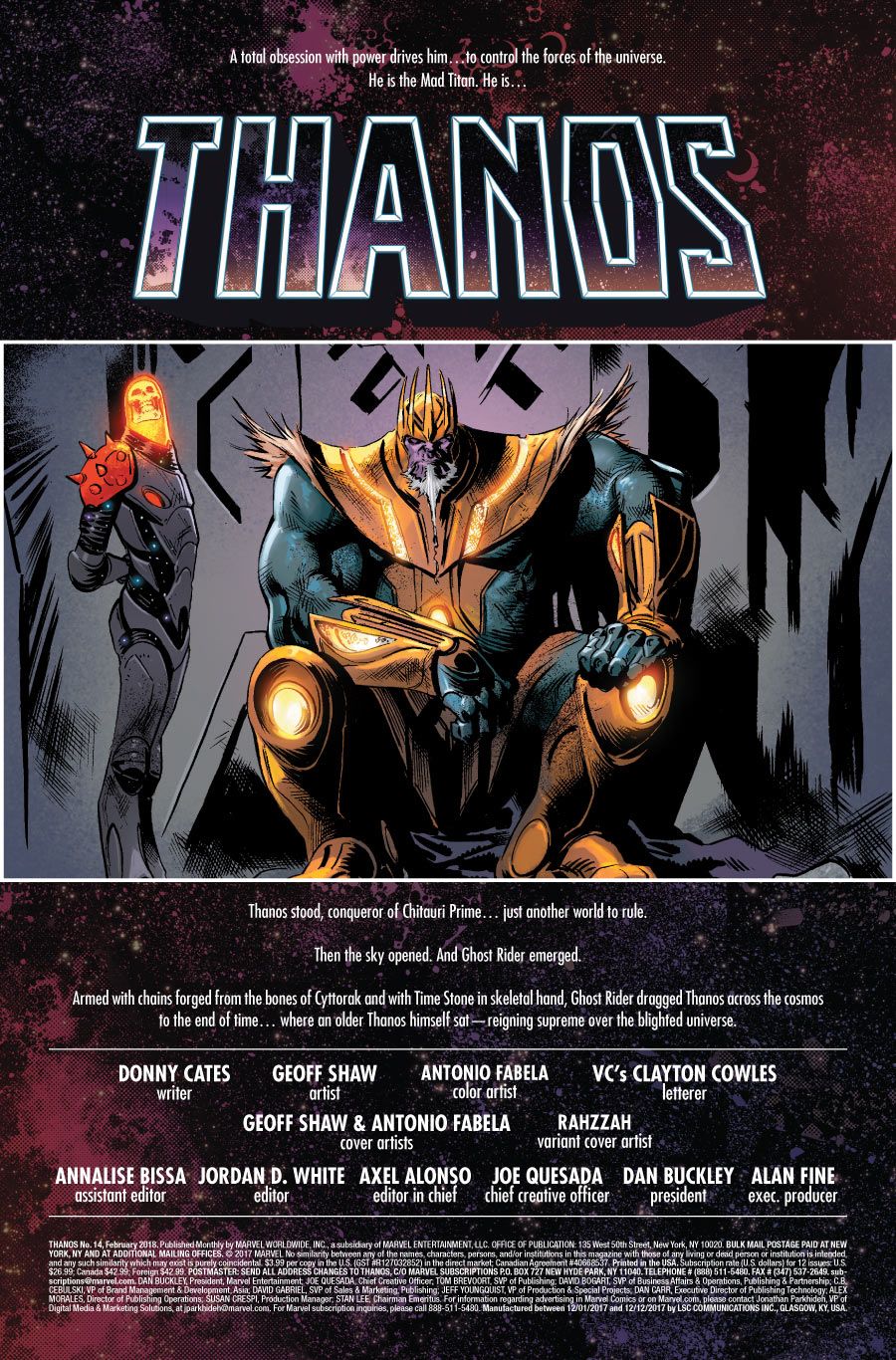 PREVIEW: Thanos #14