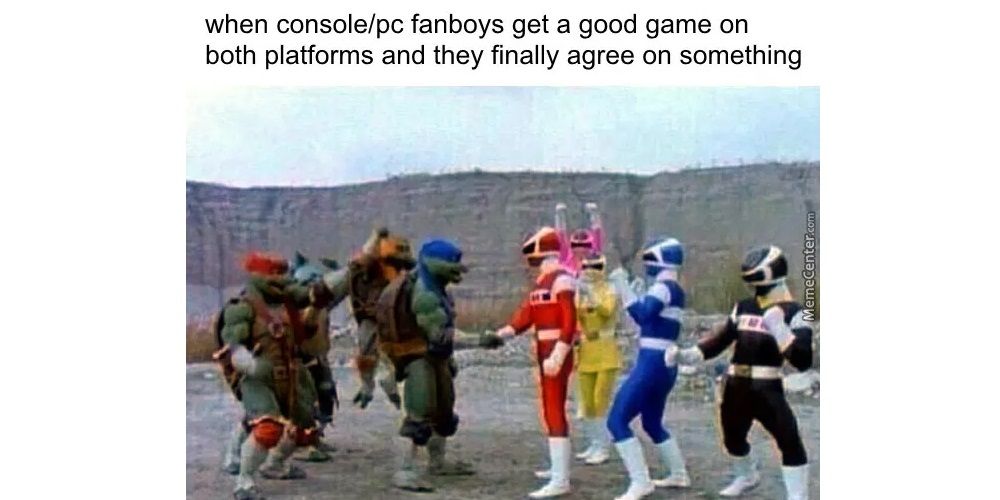 Teenage Mutant Ninja Turtles Meet The Power Rangers Meme