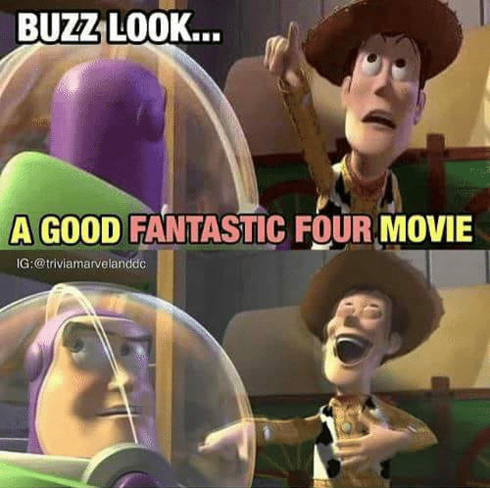 Toy Story Vs Fantastic Four Meme