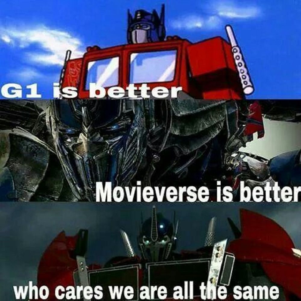 Transformers movies cartoons meme