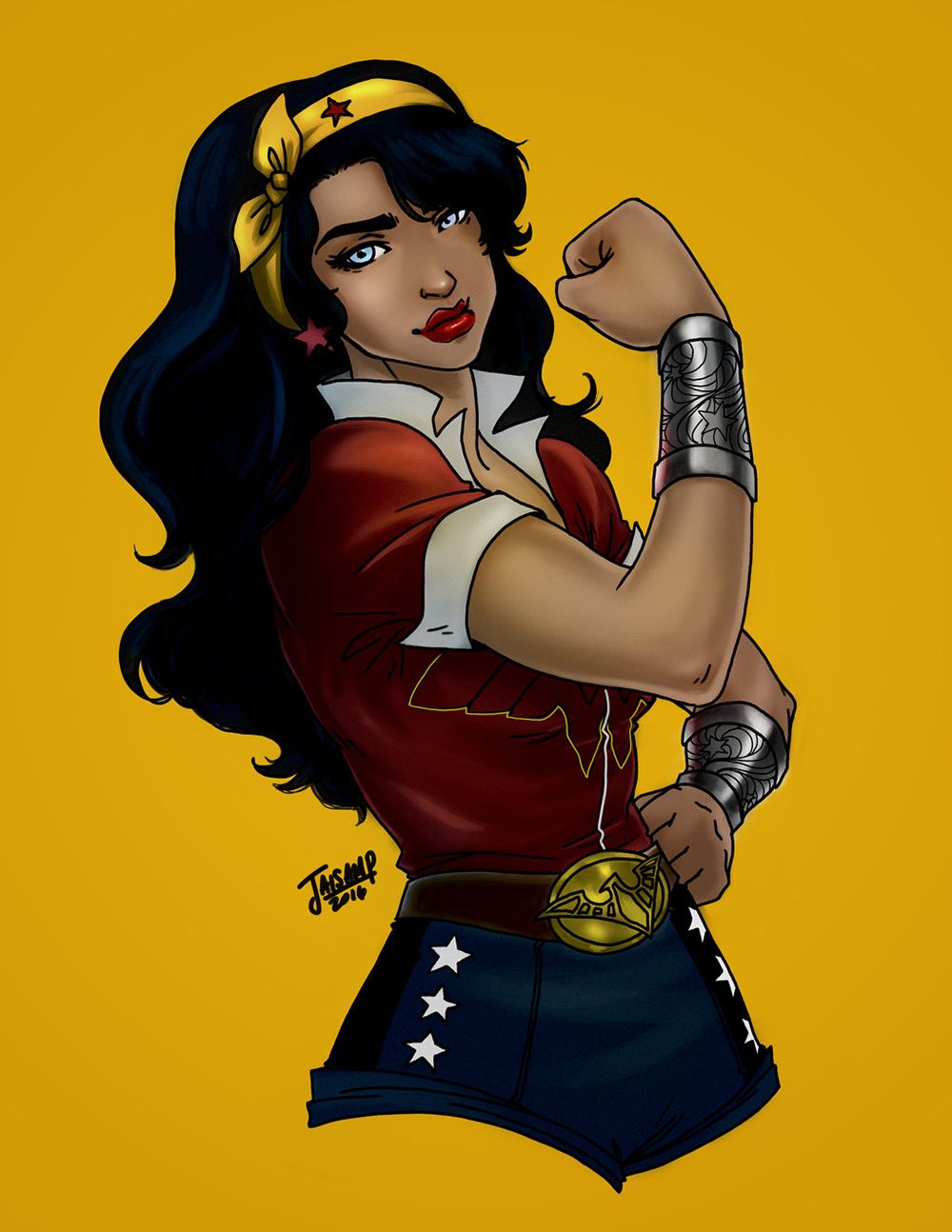 Wonder Woman pin-up