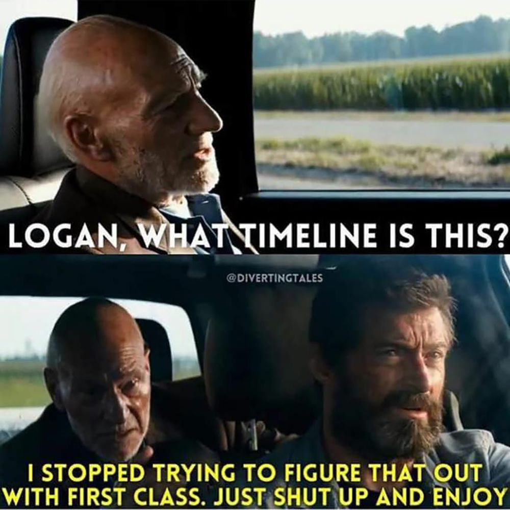 X-Men Timeline Meme