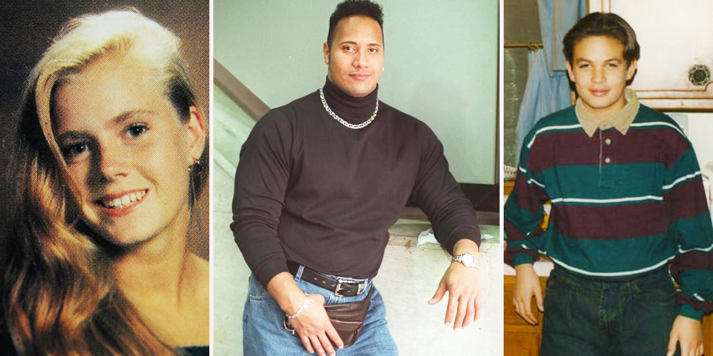 dwayne johnson AKA The Rock: 90s: a black turtleneck, gold chain