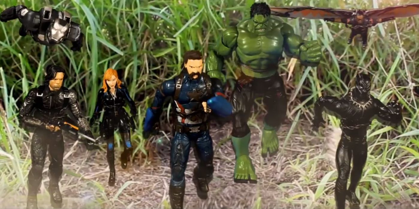 avengers infinity war trailer action figures