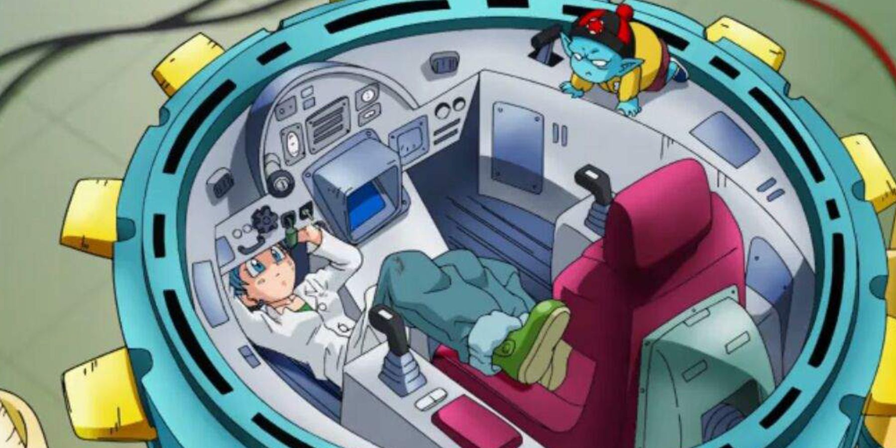 Dragon Ball's bulma in a time machine