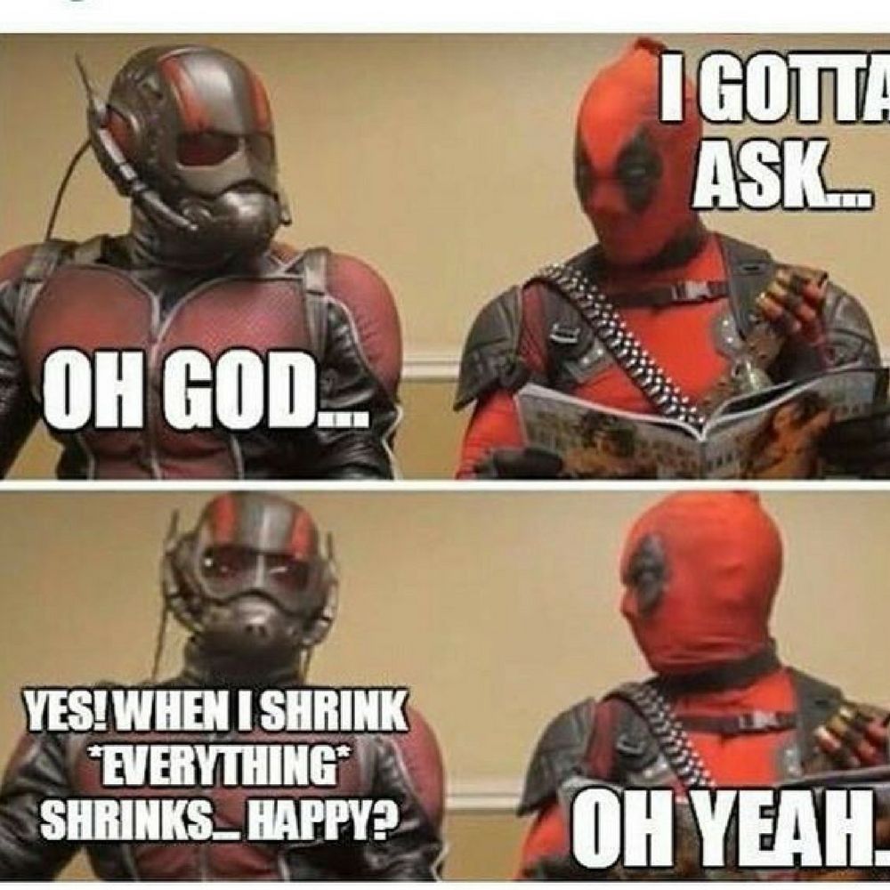 Deadpool Ant-Man meme