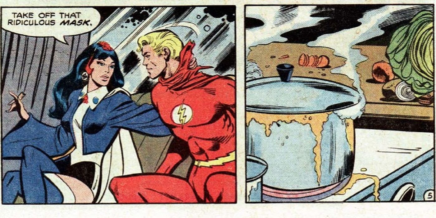Zaranna flirts with Barry Allens Flash