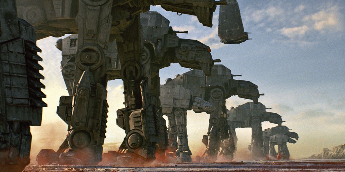 AT-M6 Walkers in Star Wars: The Last Jedi