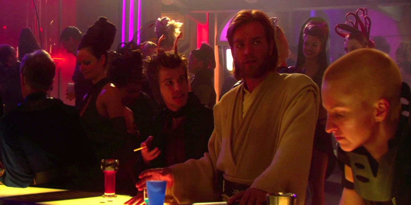 Obi-Wan at a club in Star Wars: Attack of the Clones