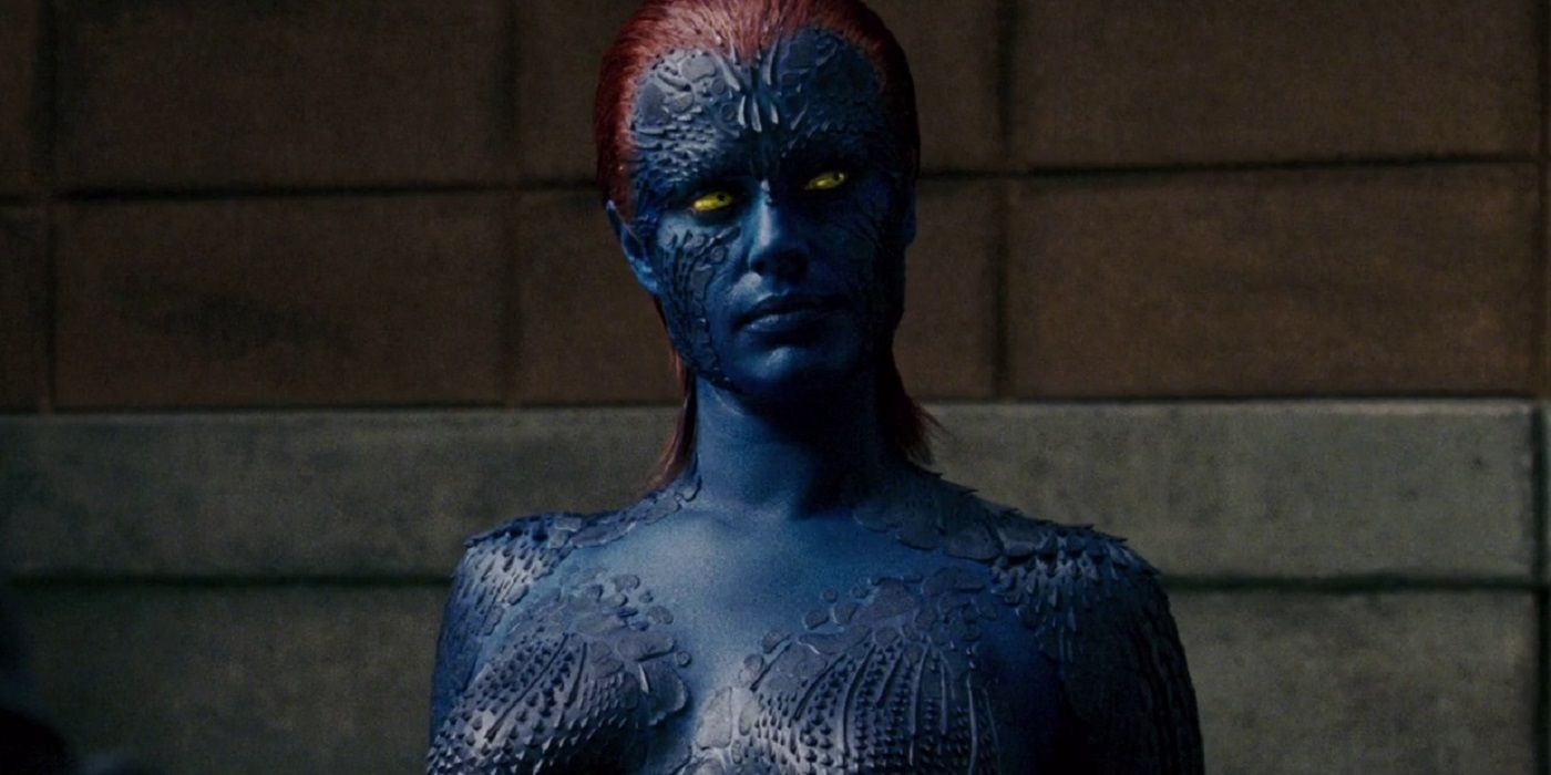Rebecca Romijn as Mystique in the original X-Men trilogy