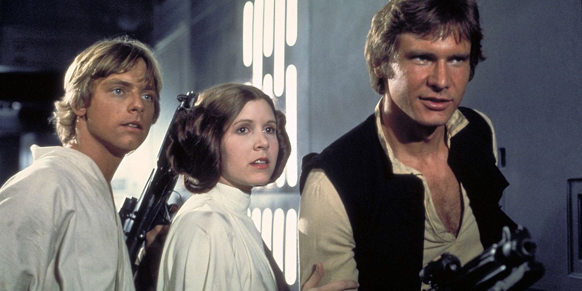 Han, Luke, & Leia in Star Wars