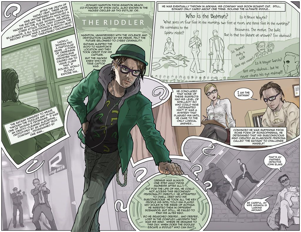 Jaw-Dropping Riddler Fan Art